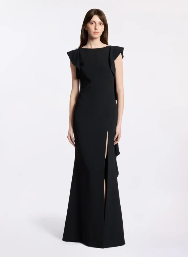 Ruffled Cady Dress