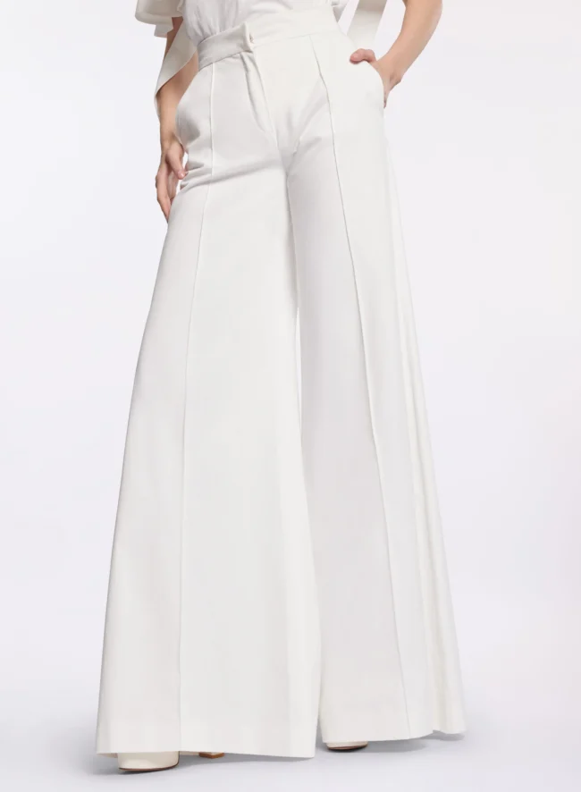 White Gabardine Pants - Image 2