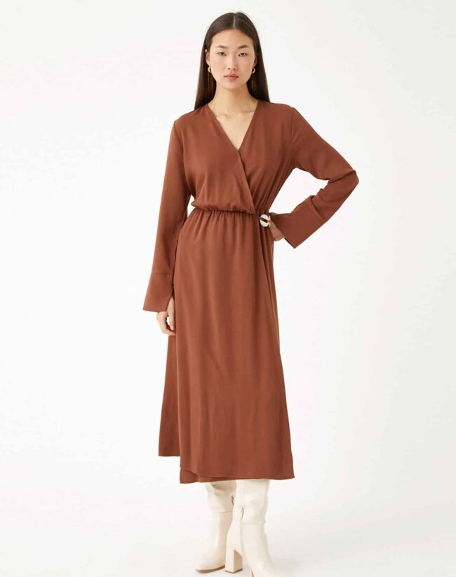 Midi Length Dress Wrapped - Image 2
