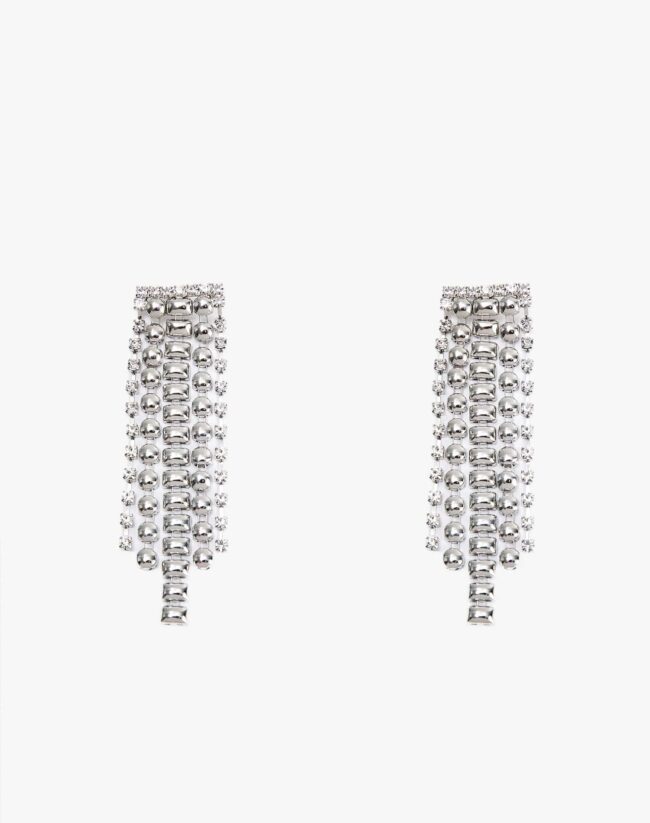 Stone Large Dangle Earrings - Image 3