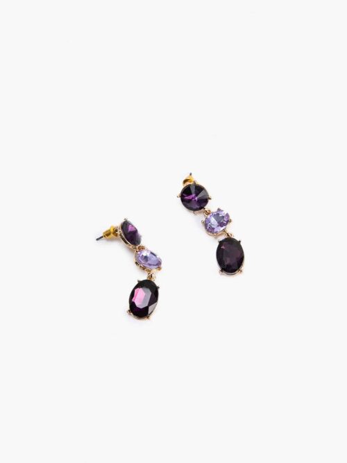 Colorful Oval Dangle Earrings